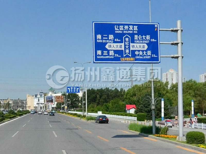 BZG-004，交通標(biāo)志桿，鍍鋅交通標(biāo)志桿