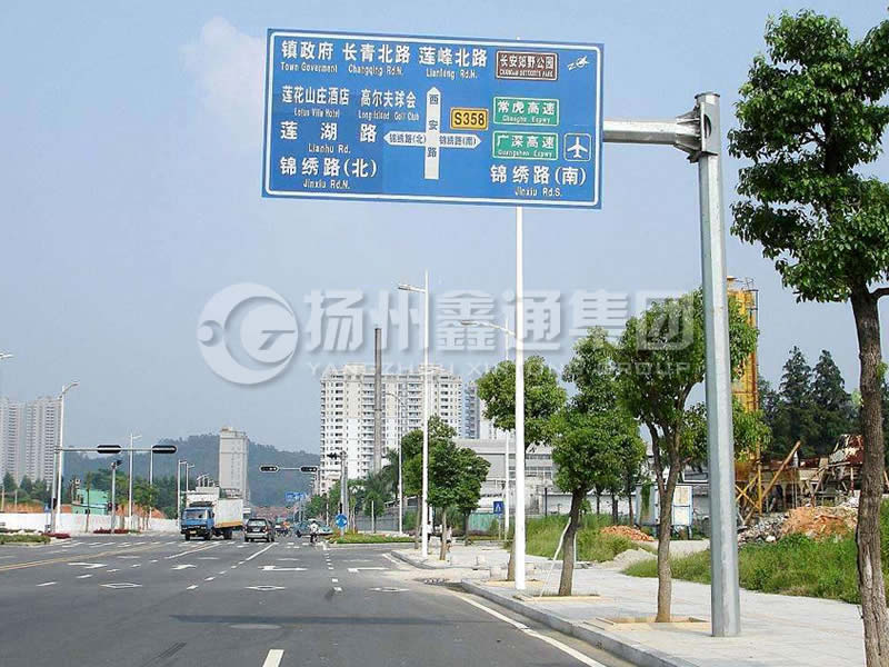BZG-008，交通標(biāo)志桿，八棱交通標(biāo)志桿