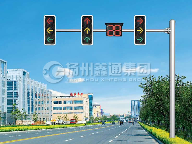 XHDG-012，L型等徑單臂信號燈桿