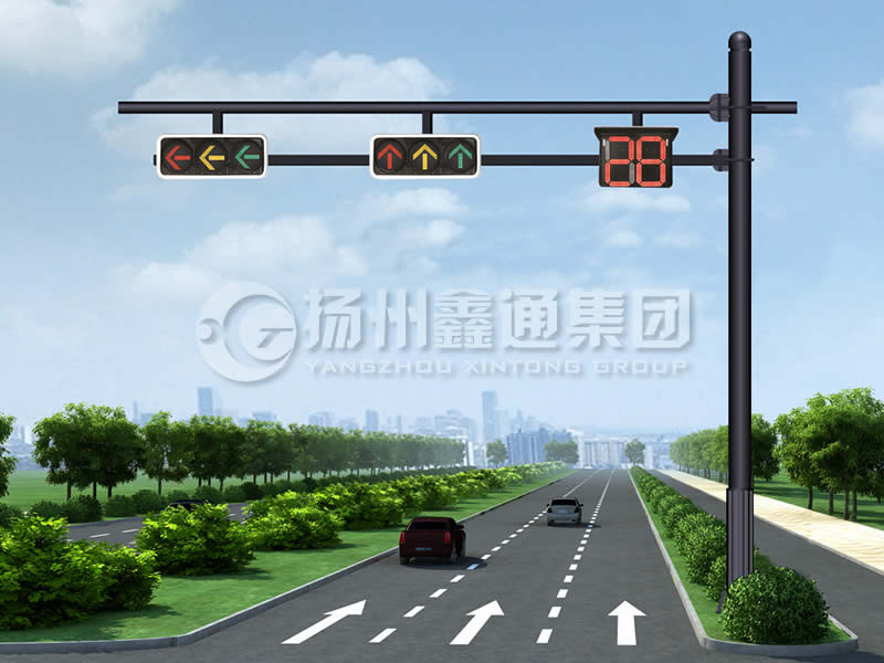 XHDG-061，F(xiàn)型信號(hào)燈桿，晉中信號(hào)燈桿